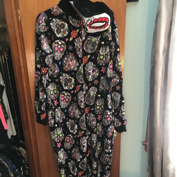 sugar skull onesie